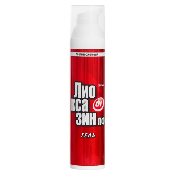 Фотография товара Гель-ПФ гидрогелевый противоожоговый стерильный Лиоксазин диспенсер 100мл