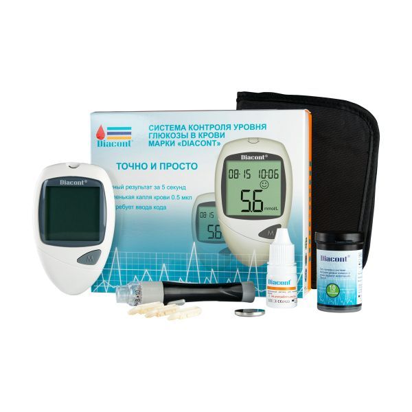 Фотография товара Набор Diacont/Диаконт: Глюкометр (2598)