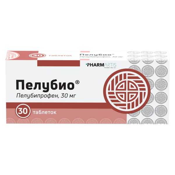Фотография товара Пелубио таблетки 30мг 20шт