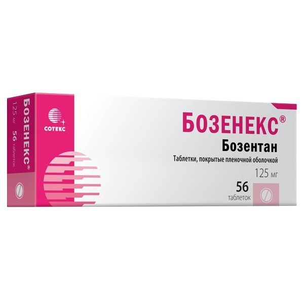 Фотография товара Бозенекс таб. п/о плен. 125мг №56