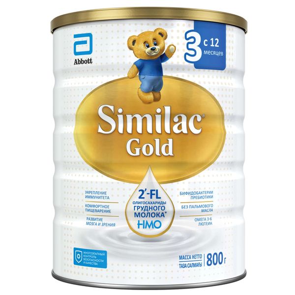 Фотография товара Смесь сухая молочная начальная адаптированная для детей от 0 до 6 мес. Gold 1 Similac/Симилак банка 400г