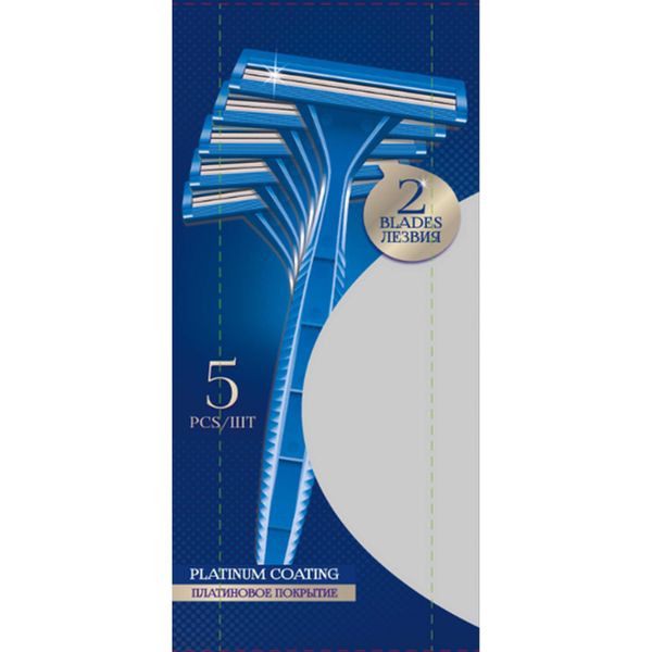 Фотография товара Cтанок для бритья одноразовый мужской Rapira Sprint Ригла 5шт