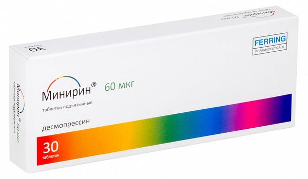 Фотография товара Минирин Мелт таблетки-лиофилизат 120мкг 30шт