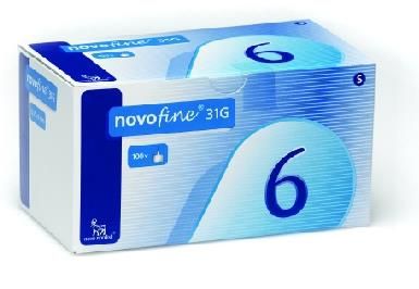 Фотография товара Иглы 31G Novofine/Новофайн 0,25х6мм 100шт