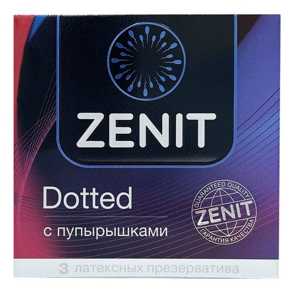 Фотография товара Презервативы латексные с точками Dotted Zenit/Зенит 12шт