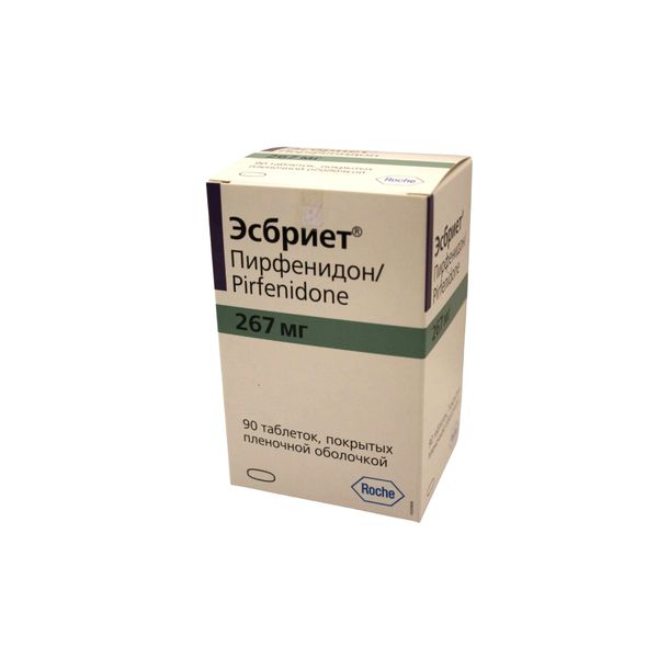 Фотография товара Эсбриет капсулы фл. 267мг 90шт