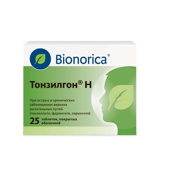 Фотография товара Тонзилгон Н таблетки п/о 25шт