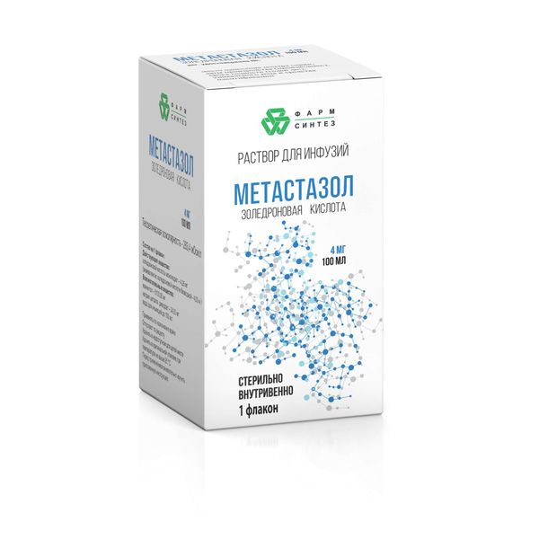 Фотография товара Золедронат-Тева концентрат для приг. раствора для инфузий 4мг 5мл