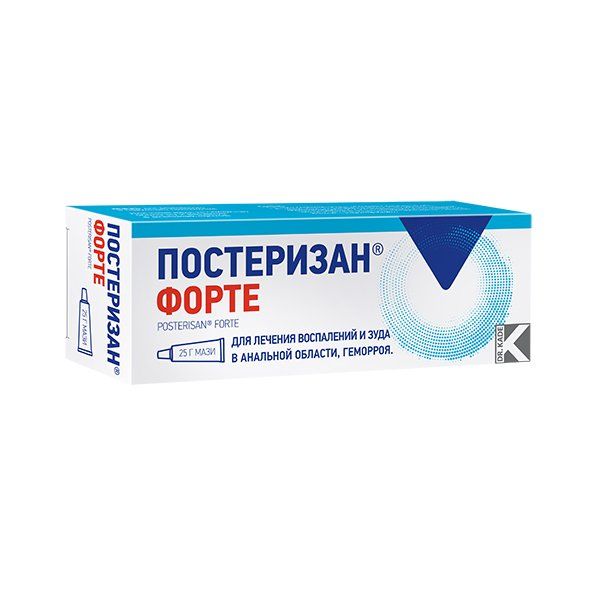 Фотография товара Постеризан Форте мазь для ректального и наружного применения 25г
