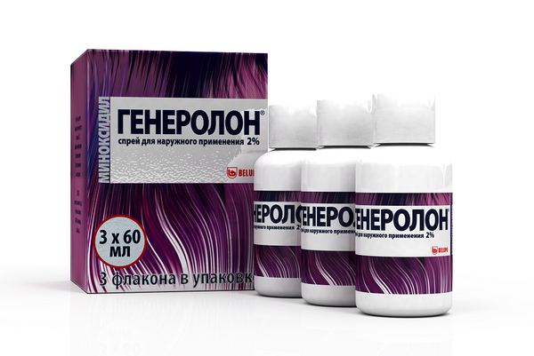 Фотография товара Генеролон спрей для наружного применения фл. 5% 60мл 3шт