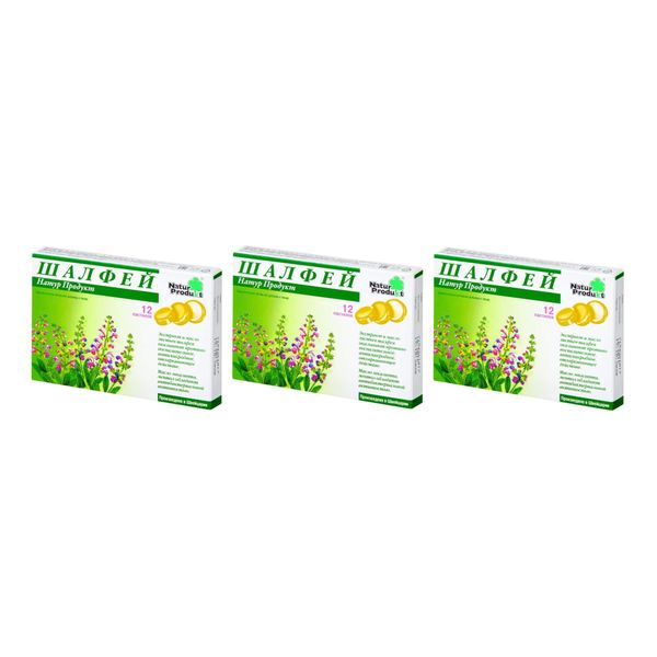 Фотография товара Шалфей пастилки для рассасывания 12шт