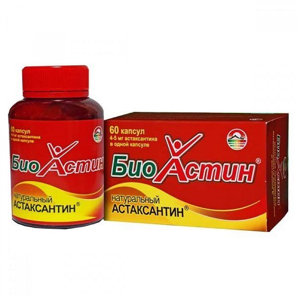 Фотография товара БиоАстин астаксантин капсулы 500мг 60шт