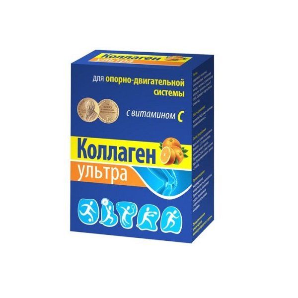 Фотография товара Коллаген Ультра с витамином С вкус апельсина порошок саше 8г 7шт