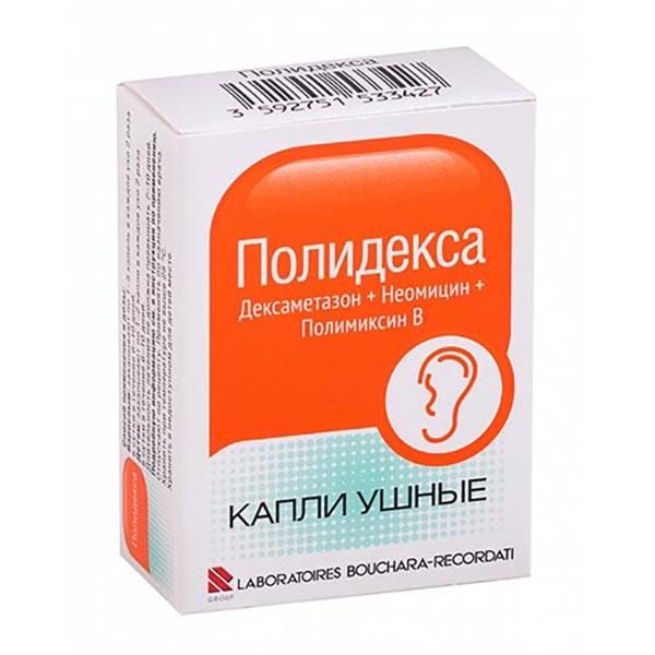 Фотография товара Полидекса капли ушные 10,5мл