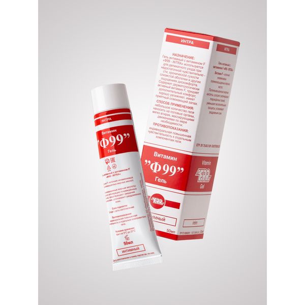 Фотография товара Гель интимный Интра Витамин Ф99 туба 50мл