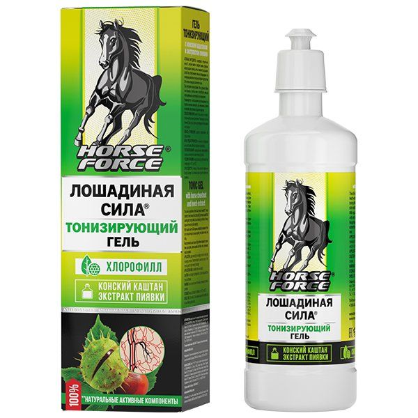 Фотография товара Гель для ног с конским каштаном и экстрактом пиявки Лошадиная сила 500мл