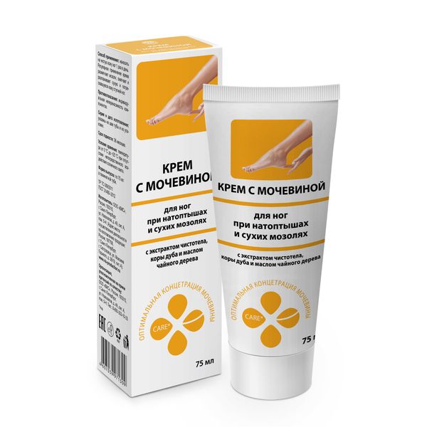 Фотография товара Крем для ног с мочевиной Бионатурика туба 75мл