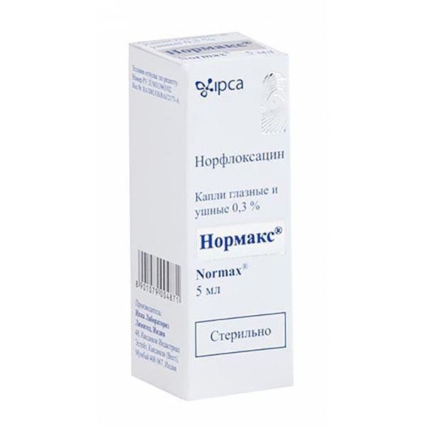 Фотография товара Нормакс капли глазные и ушные 0,3% 5мл